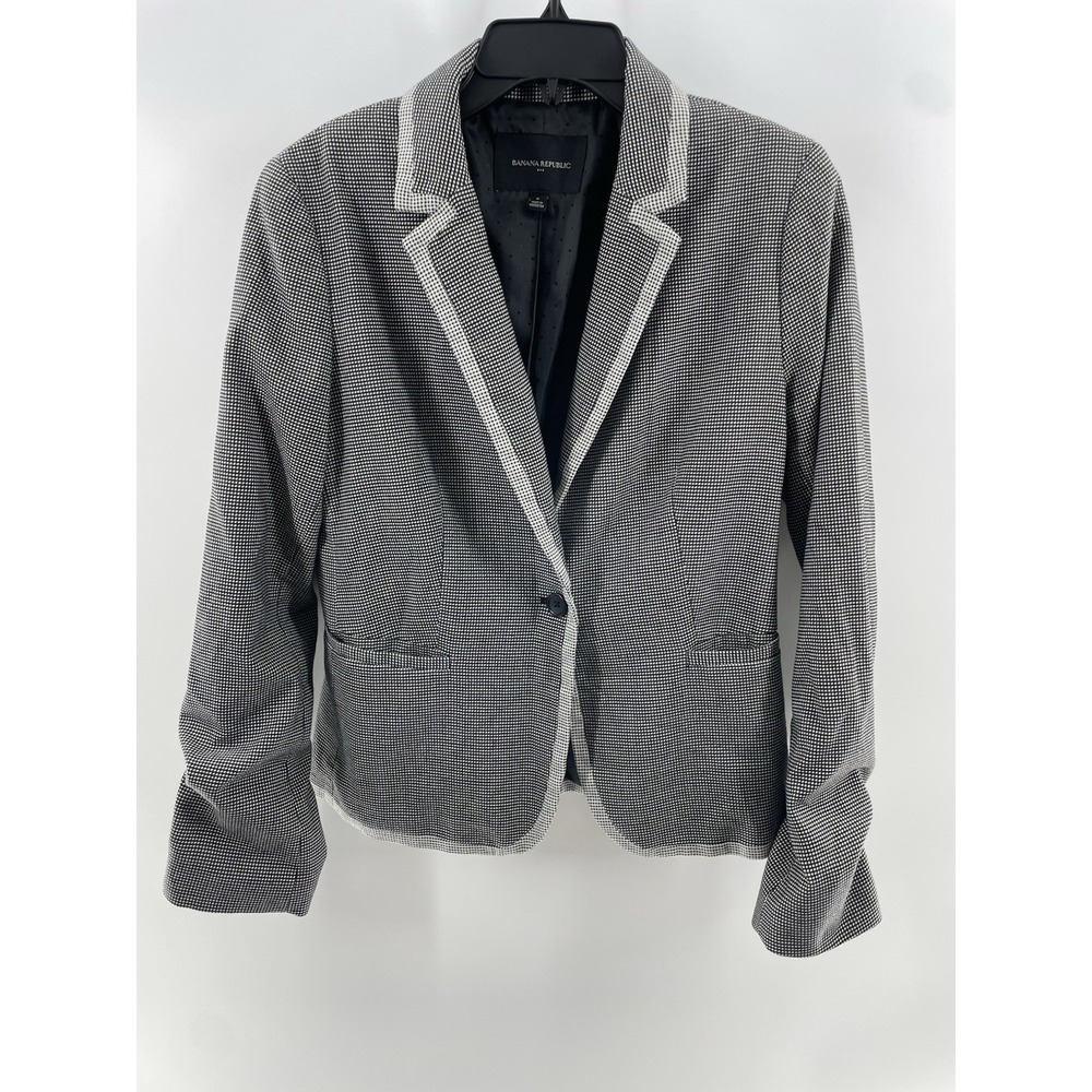 Banana Republic Womens Blazer size 6 Black Business Stylish